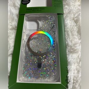 Kate Spade, New York liquid glitter case 2024 iPhone